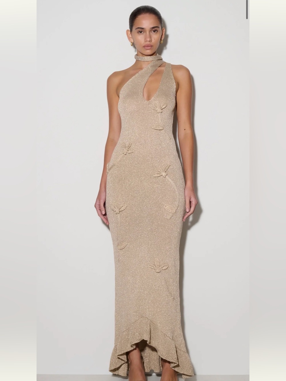 Celestino Floral Metallic Knit Max